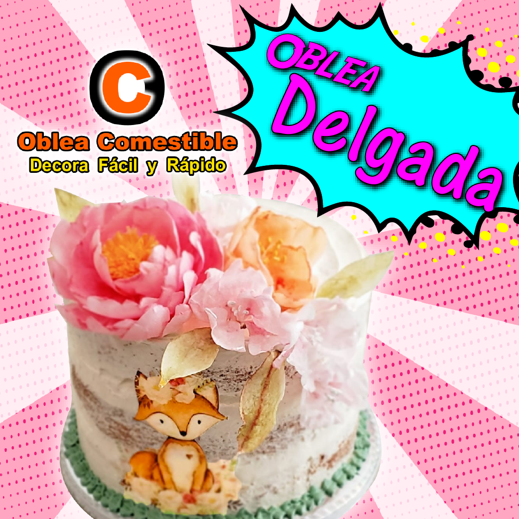 Oblea Delgada para Pastel, Oblea Comestible