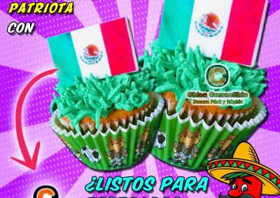 Viva Mexico con Oblea Comestible Personalizada