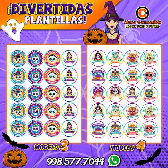 Halloween con Oblea Comestible Personalizada