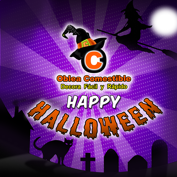 Halloween con Oblea Comestible Personalizada