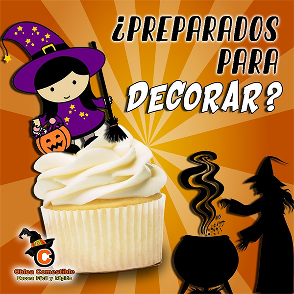Preparados para decorar con Oblea Comestible Personalizada
