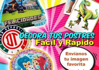 Decora como un profesional tu postre favorito