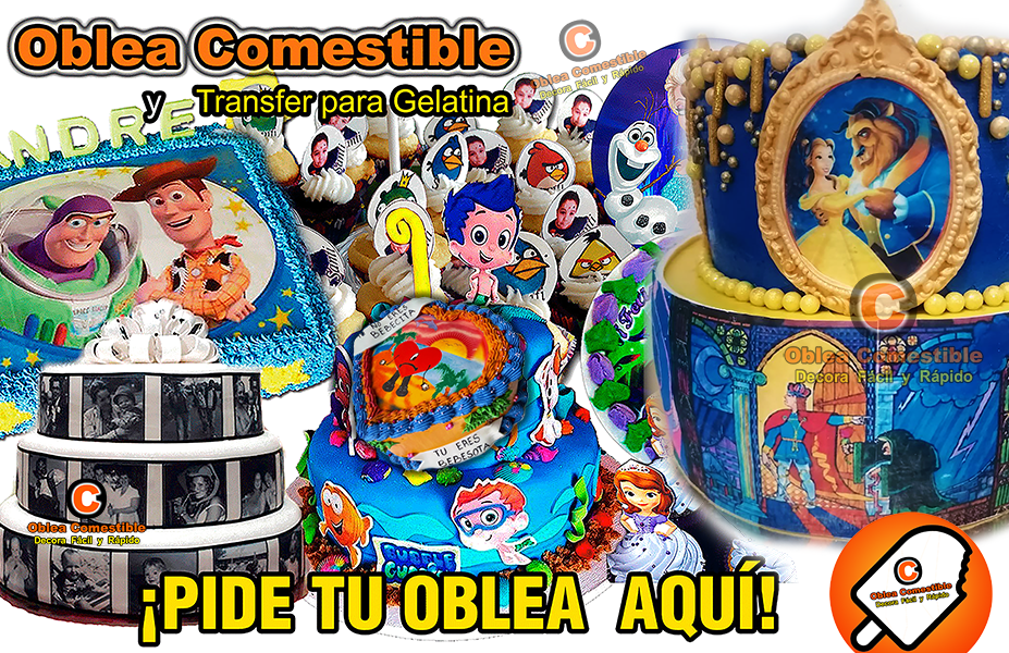 Pide tu Oblea Comestible y Transfer para Gelatina Aquí