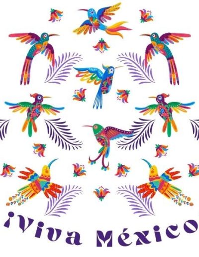 Colibries Viva Mexico