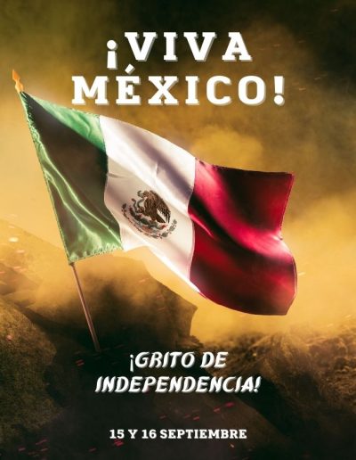 VIVA MEXICO Bandera1