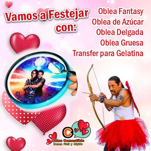 Papel Transfer para Gelatina San Valentin