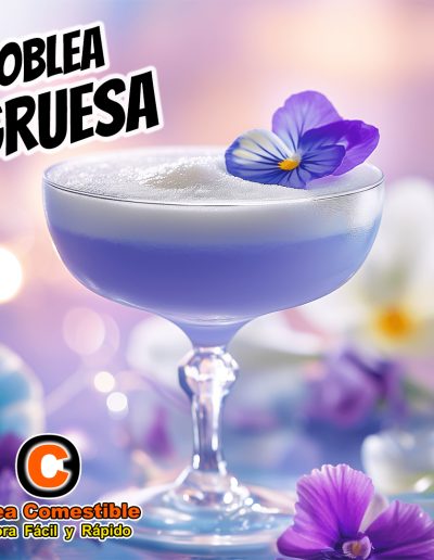 Mariposa para bebidas topper recortado