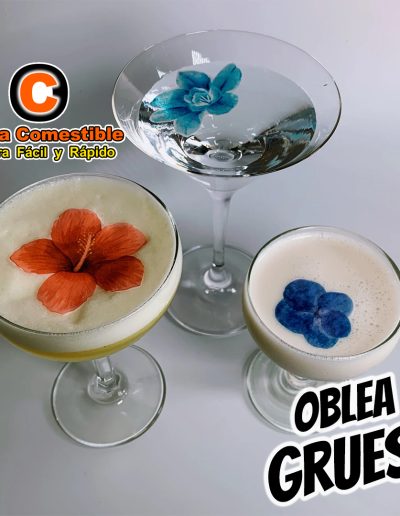 Mariposa para bebidas topper recortado