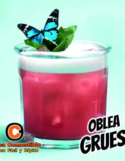 Mariposa para bebidas topper recortado